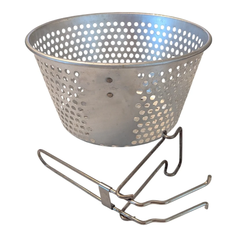 90s VTG Dazey DCP-6 Chefs Pot Fry Steam Basket W Detachable Hang Handle 8.75